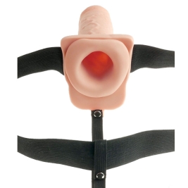 Страпон полый Pipedream 7" Hollow Rechargeable