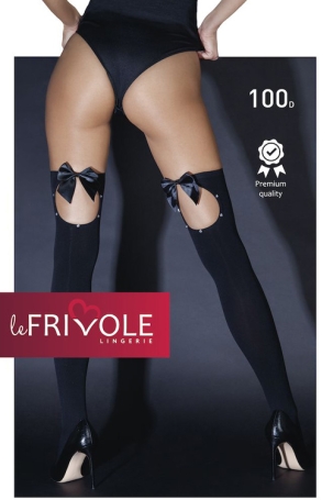 Чулки с бантиками Le Frivole 04834