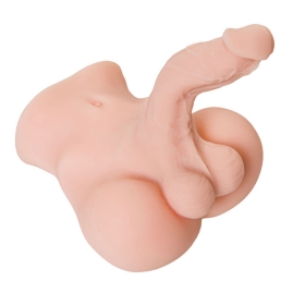 Мастурбатор-анус с фаллосом ToyFa Manuel